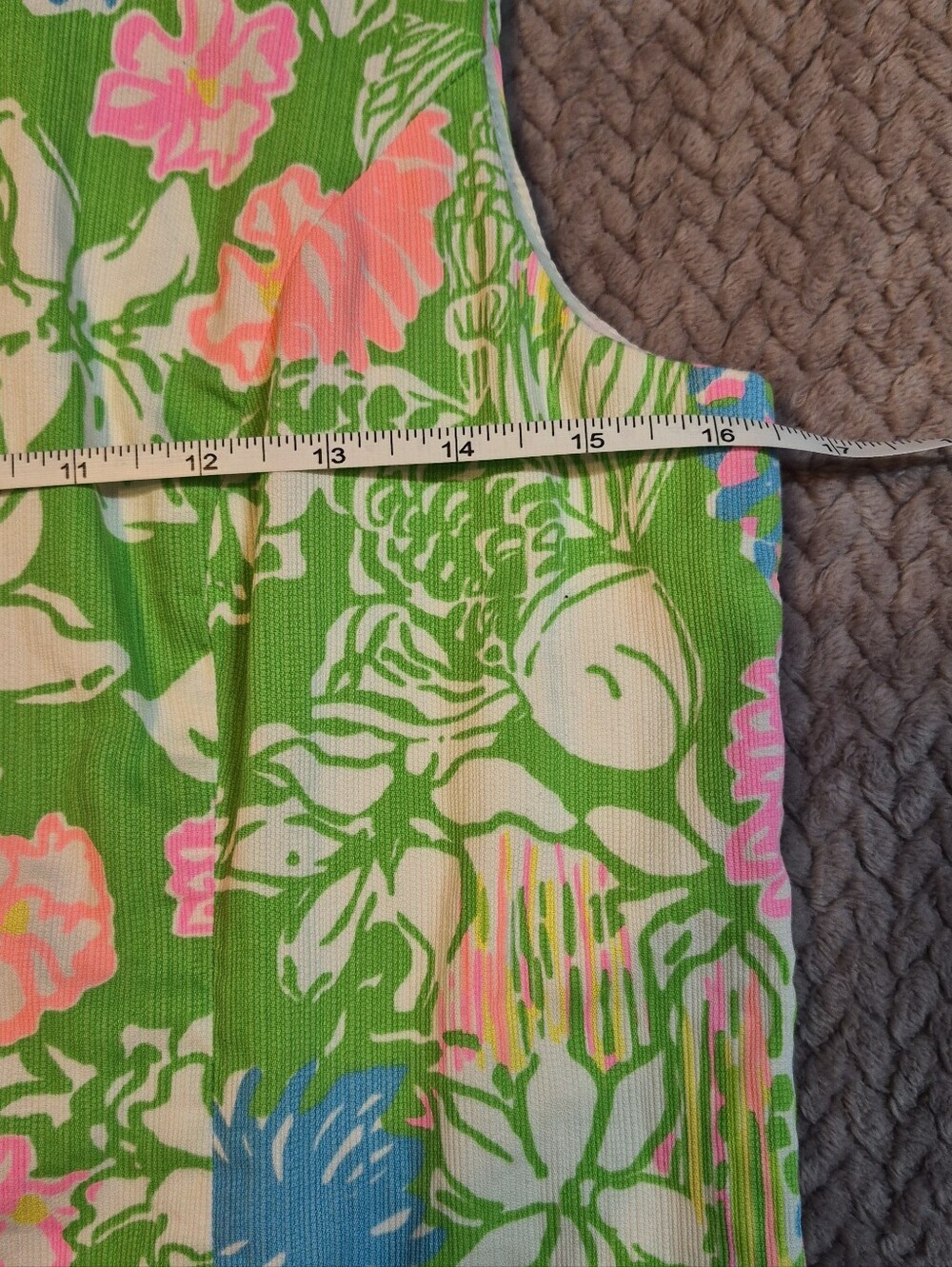 Lilly Pulitzer Bright Floral Shift Dress Green, Pink, Blue & Yellow, Size 6, EUC - Picture 6 of 9
